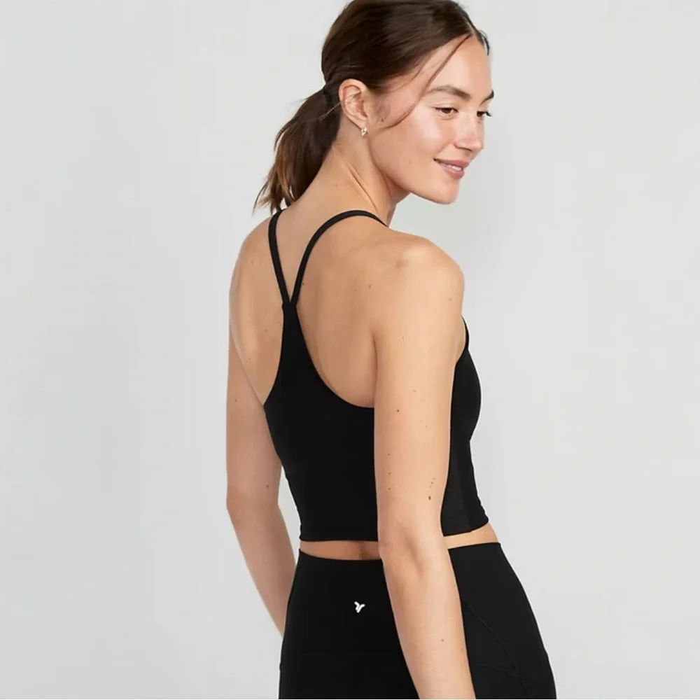 NWT Old Navy Light Support PowerSoft Longline Sports Bra - Picture 2 of 10